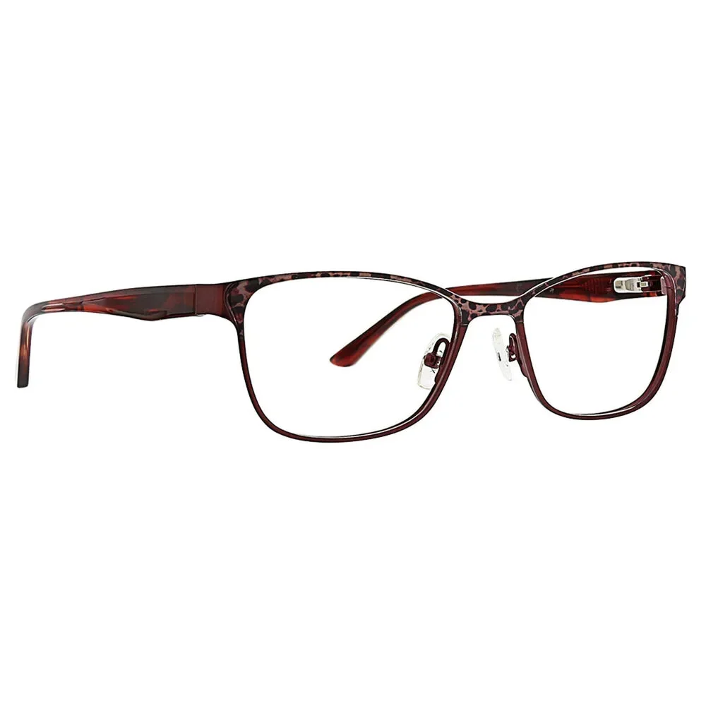 NWT Xoxo XOXO-SIENA-WINE 52mm New Eyeglasses